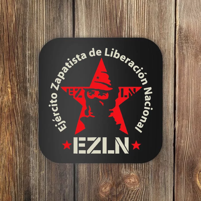 EZLN ZAPATISTAS RED STARS Coaster