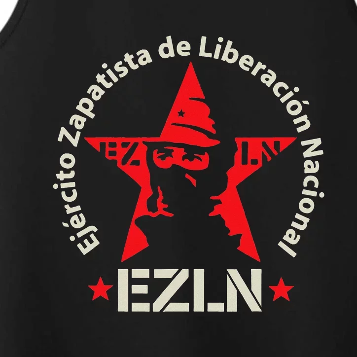 EZLN ZAPATISTAS RED STARS Performance Tank