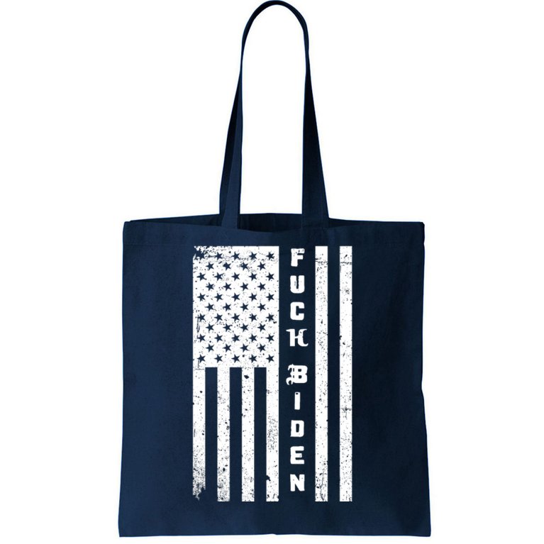 F--ck Biden American Flag Tote Bag