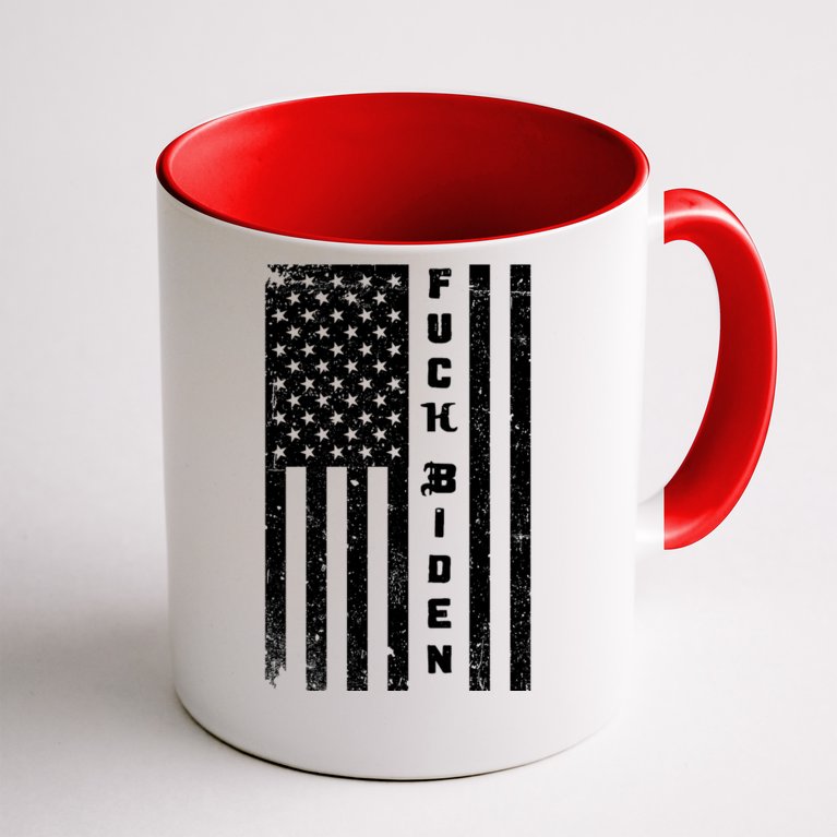 F--ck Biden American Flag Coffee Mug