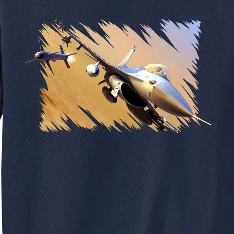 F-16 Fighter Jet Tall Sweatshirt