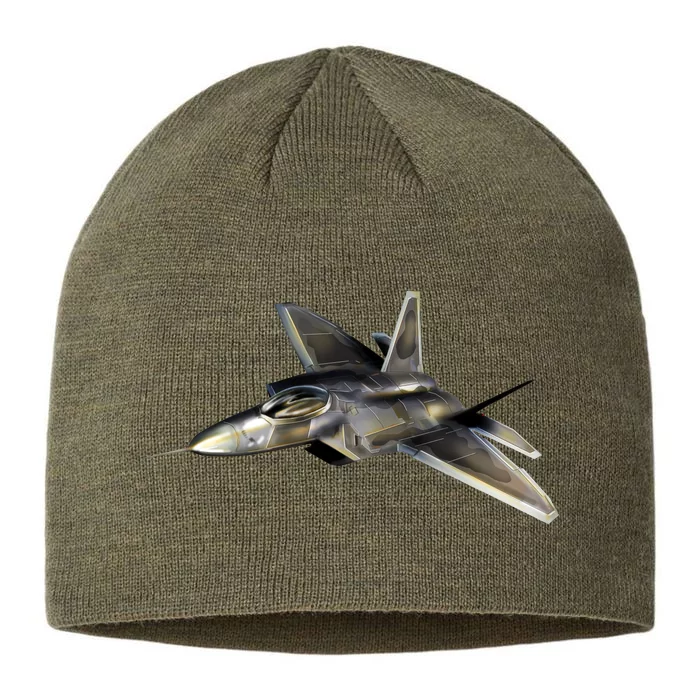 F-22 Raptor Fighter Jet 8 1/2in Sustainable Knit Beanie