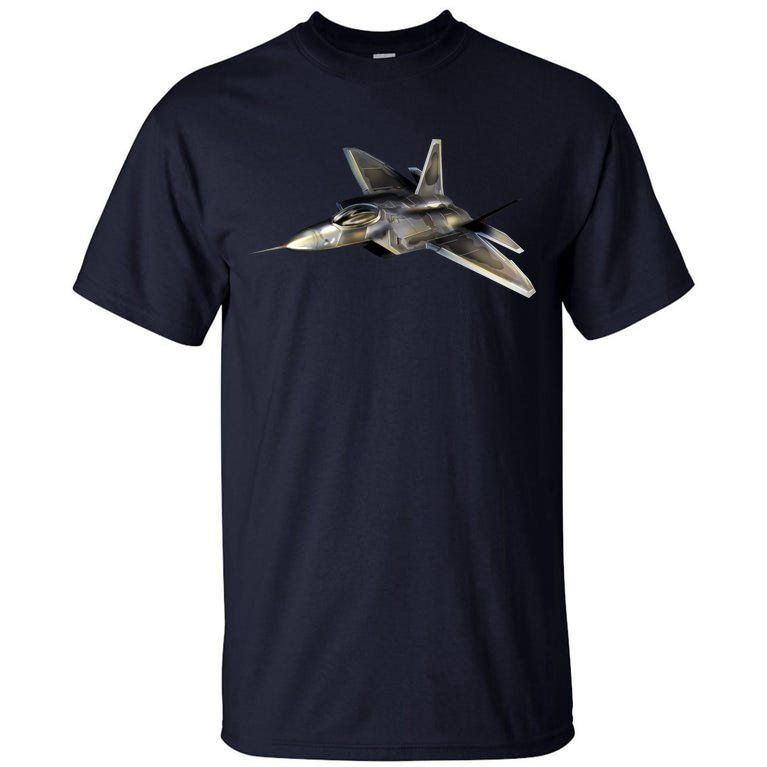 F-22 Raptor Fighter Jet Tall T-Shirt