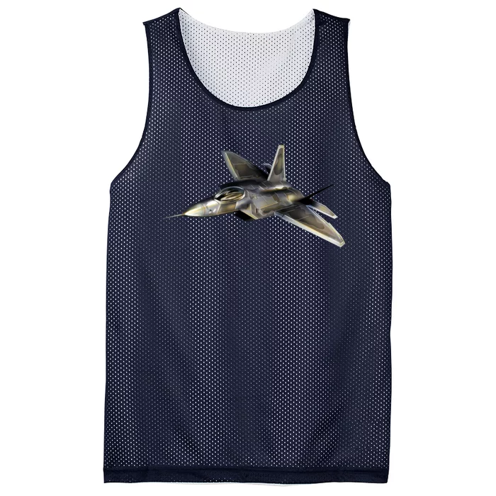 F-22 Raptor Fighter Jet Mesh Reversible Basketball Jersey Tank