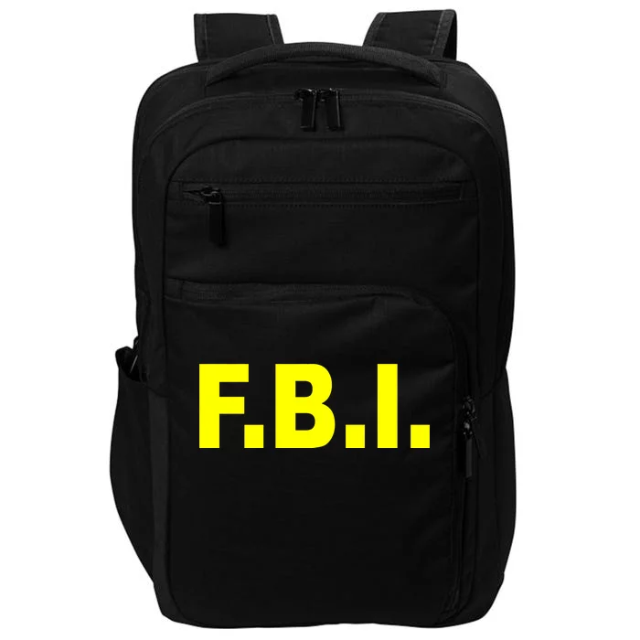 F.B.I FBI Federal Agent Logo Impact Tech Backpack