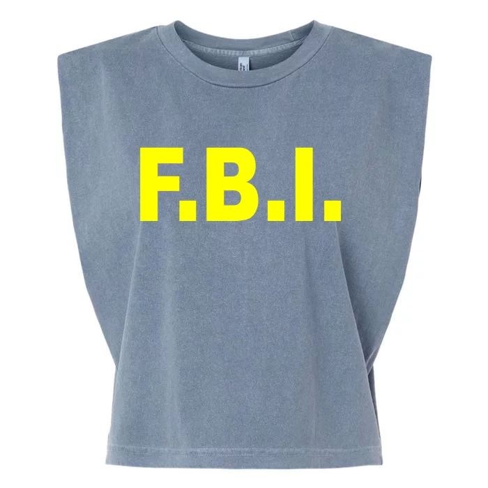 F.B.I FBI Federal Agent Logo Garment-Dyed Women's Muscle Tee