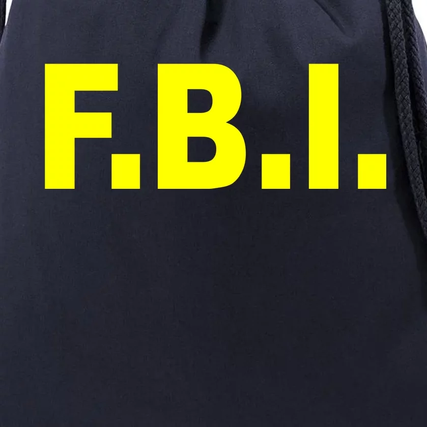 F.B.I FBI Federal Agent Logo Drawstring Bag