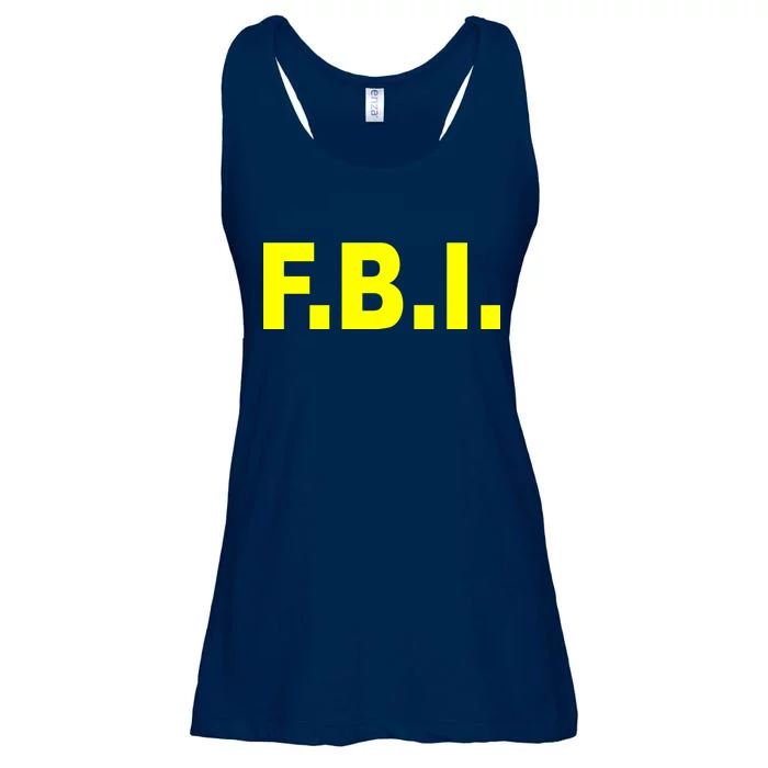 F.B.I FBI Federal Agent Logo Ladies Essential Flowy Tank