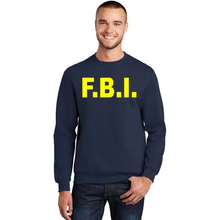 F.B.I FBI Federal Agent Logo Tall Sweatshirt