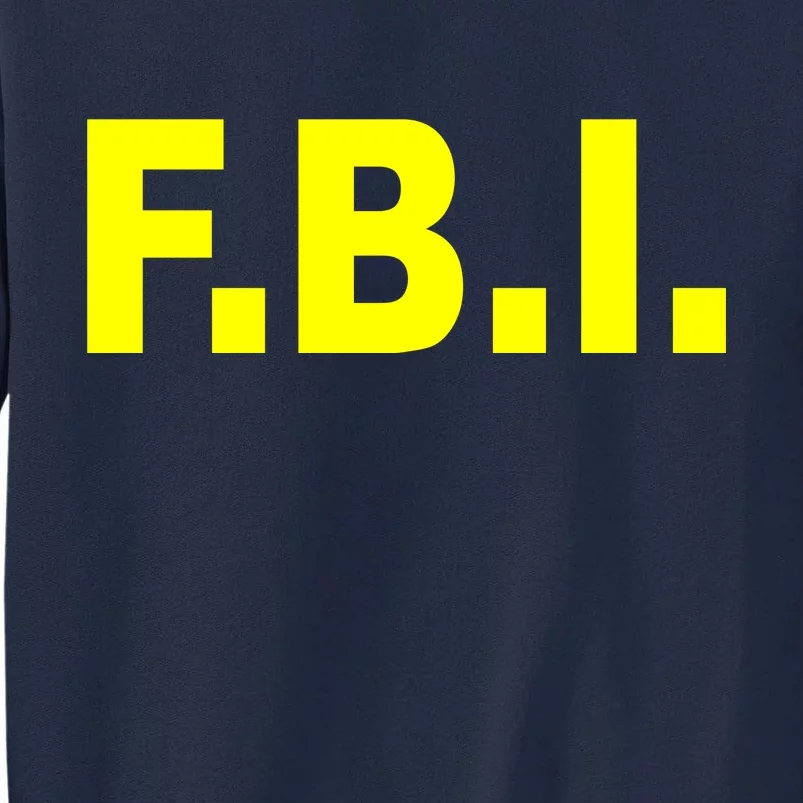 F.B.I FBI Federal Agent Logo Tall Sweatshirt