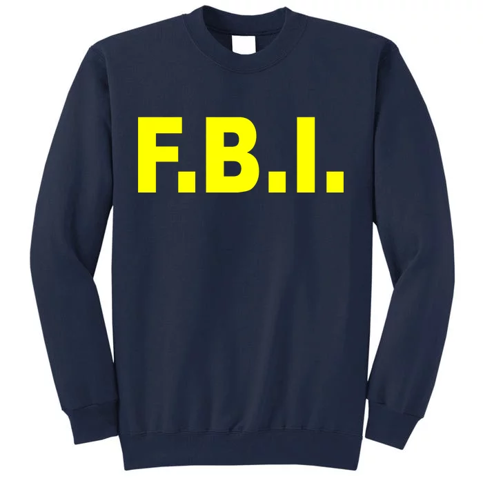 F.B.I FBI Federal Agent Logo Tall Sweatshirt