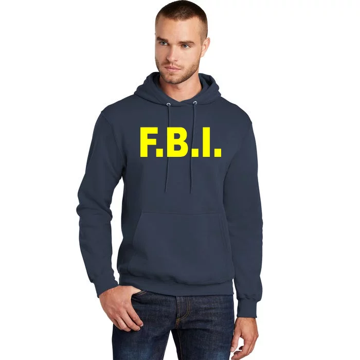 F.B.I FBI Federal Agent Logo Tall Hoodie