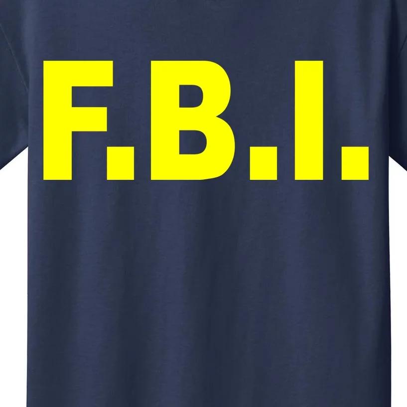 F.B.I FBI Federal Agent Logo Kids T-Shirt