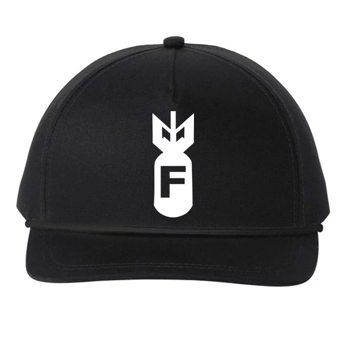 F Bomb Snapback Five-Panel Rope Hat