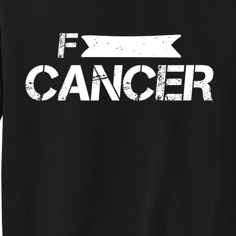 F Cancer Simple Logo Sweatshirt