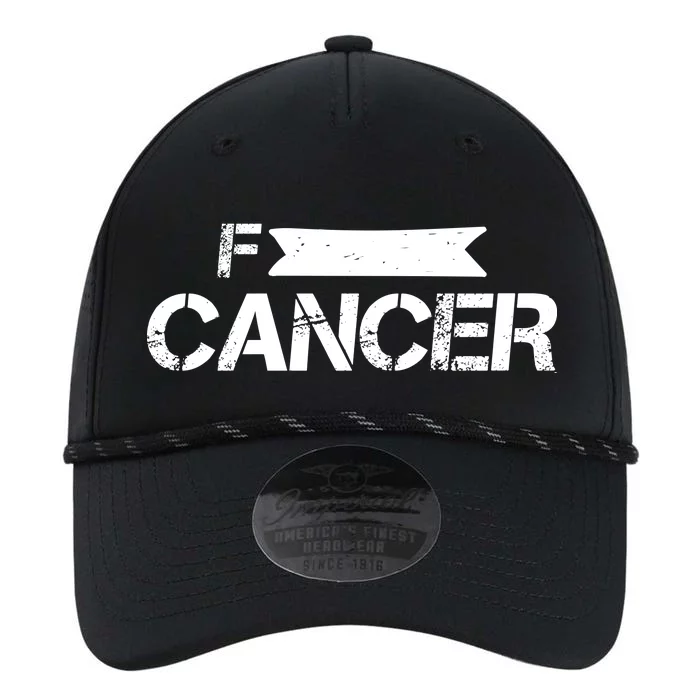 F Cancer Simple Logo Performance The Dyno Cap