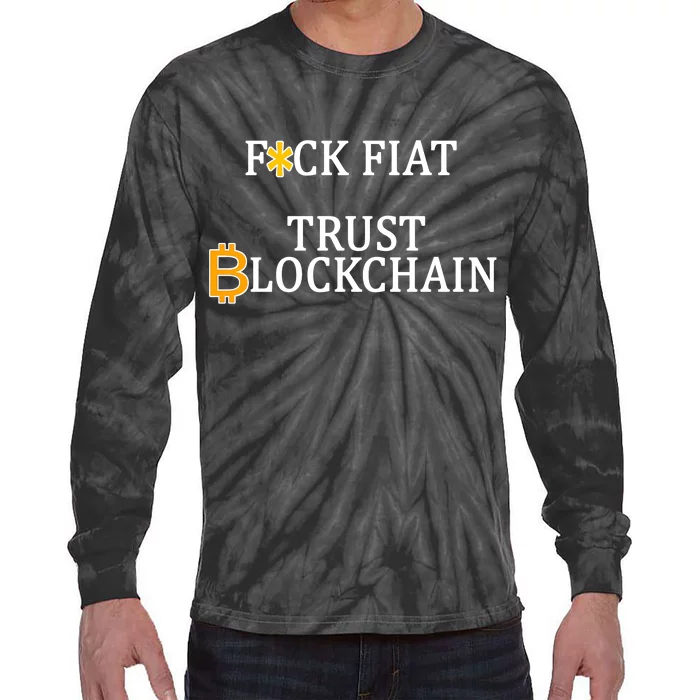 F CK Flat Trust Blockchain Tie-Dye Long Sleeve Shirt