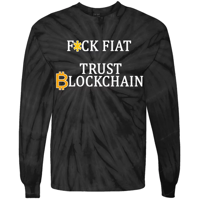 F CK Flat Trust Blockchain Tie-Dye Long Sleeve Shirt