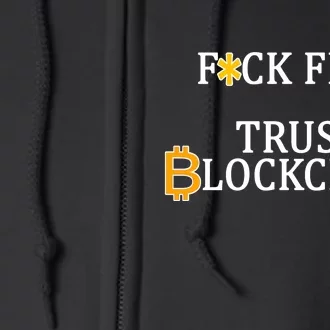 F CK Flat Trust Blockchain Full Zip Hoodie