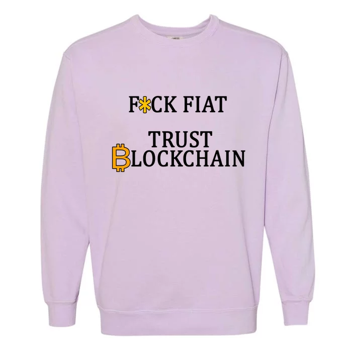 F CK Flat Trust Blockchain Garment-Dyed Sweatshirt