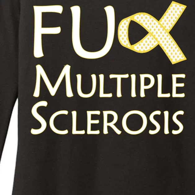 F Multiple Sclerosis Womens CVC Long Sleeve Shirt