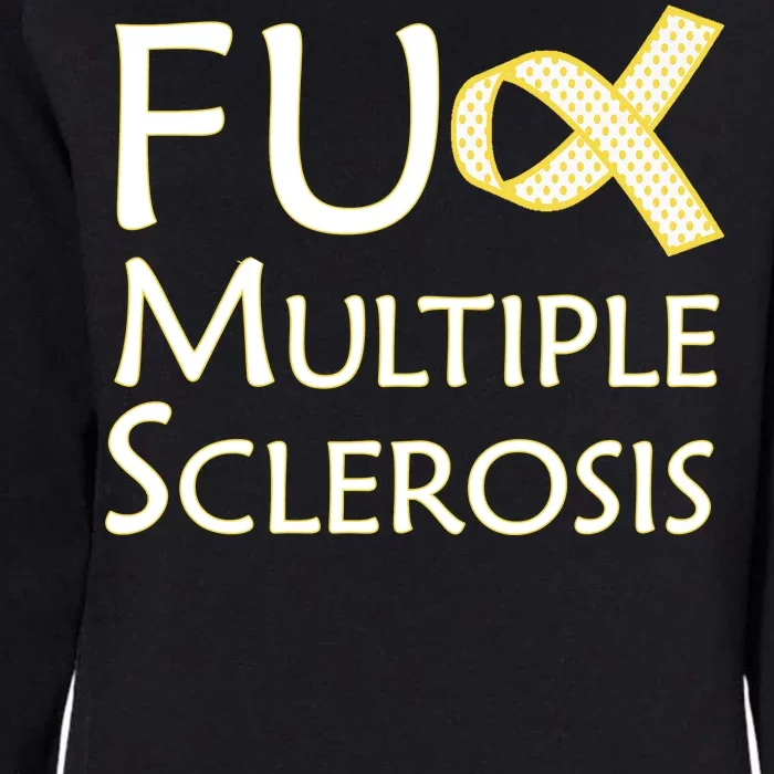 F Multiple Sclerosis Womens California Wash Sweatshirt