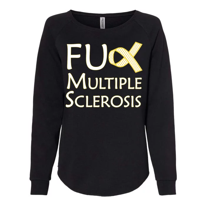 F Multiple Sclerosis Womens California Wash Sweatshirt