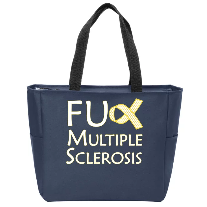 F Multiple Sclerosis Zip Tote Bag