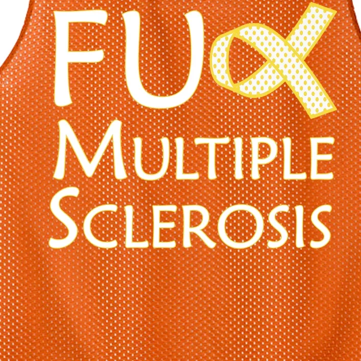 F Multiple Sclerosis Mesh Reversible Basketball Jersey Tank