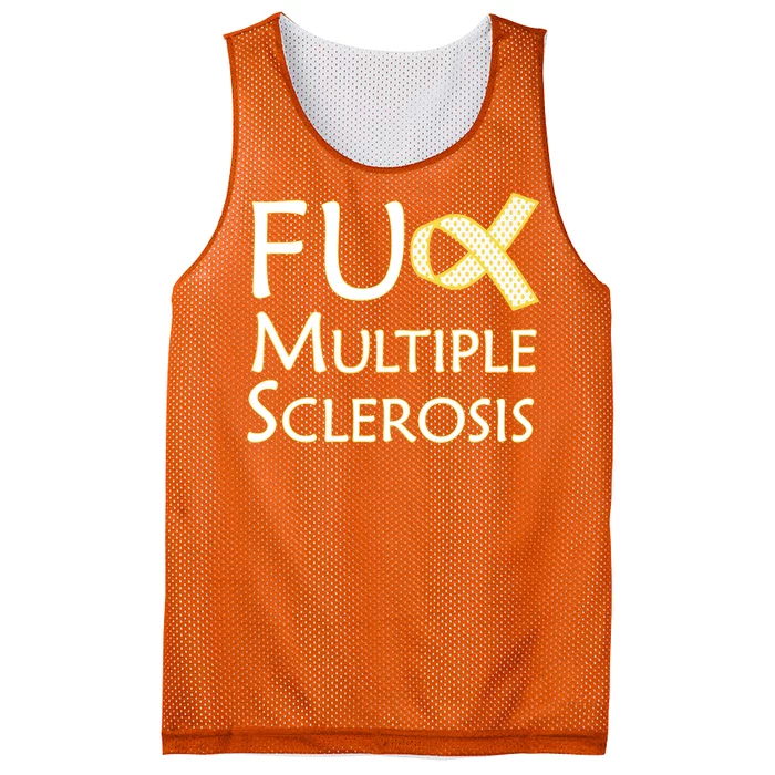 F Multiple Sclerosis Mesh Reversible Basketball Jersey Tank