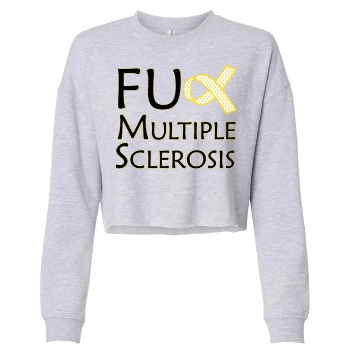 F Multiple Sclerosis Cropped Pullover Crew