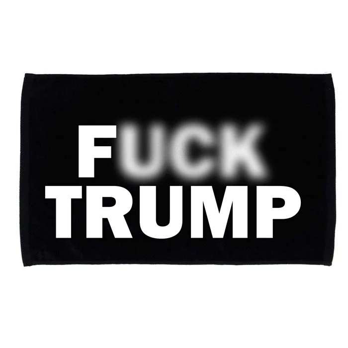 F Trump Blurry Logo Microfiber Hand Towel