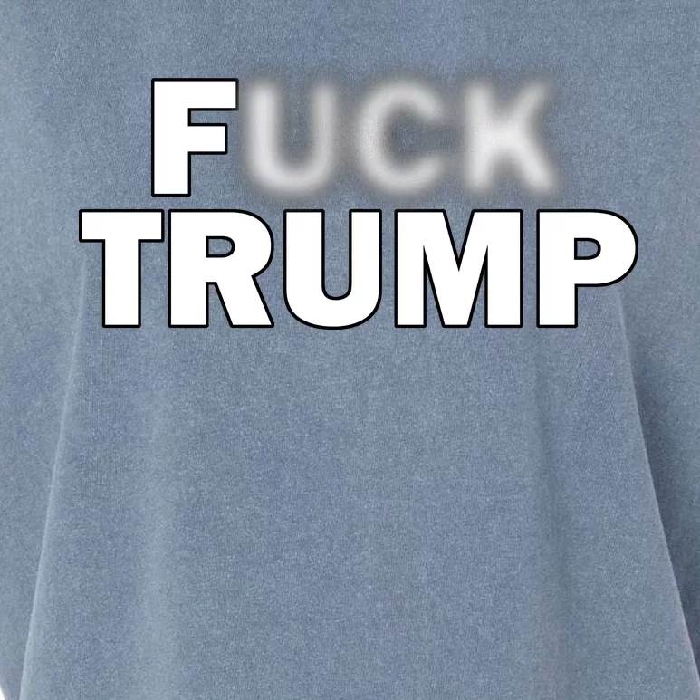 F Trump Blurry Logo Garment-Dyed Women's Muscle Tee