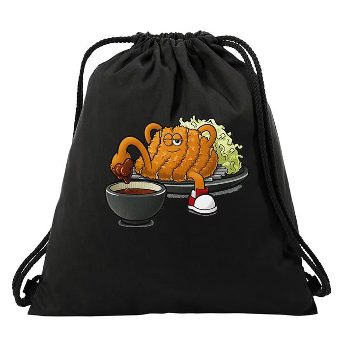 Fudes! 001 Kosuke The Katsu Character Drawstring Bag