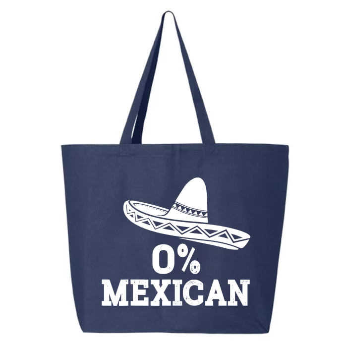 Funny 0 Mexican With Sombrero For Cinco De Mayo Costume 25L Jumbo Tote