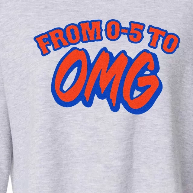 From 0.5 To Omg New York Cropped Pullover Crew