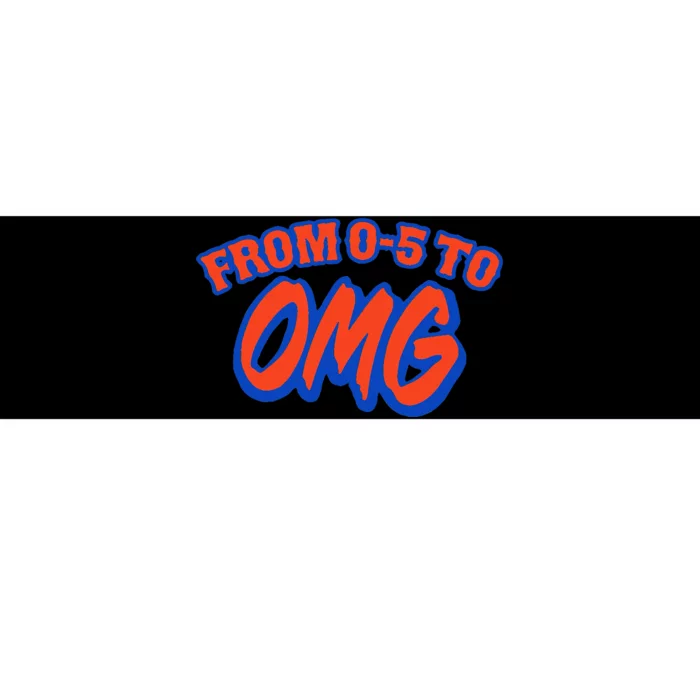 From 05 To Omg New York Bumper Sticker