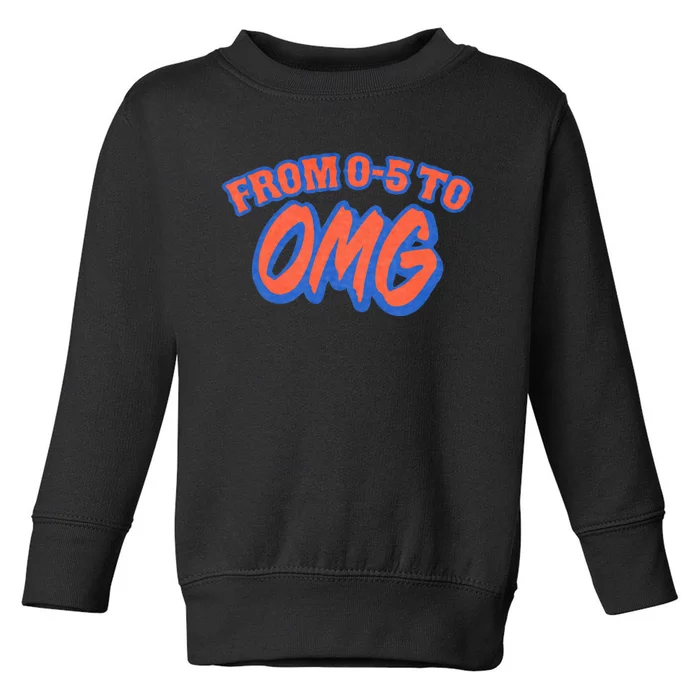 From 05 To Omg New York Toddler Sweatshirt