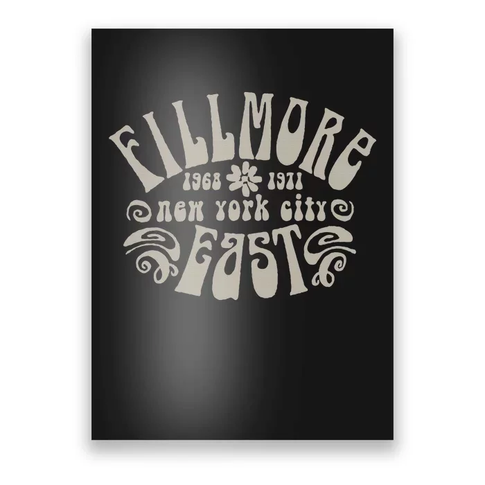 Fillmore 1968 1971 New York City East Embody Peace & Love Fillmore 1968 1971 Poster