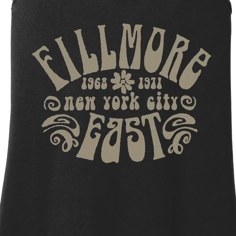 Fillmore 1968 1971 New York City East Embody Peace & Love Ladies Essential Tank