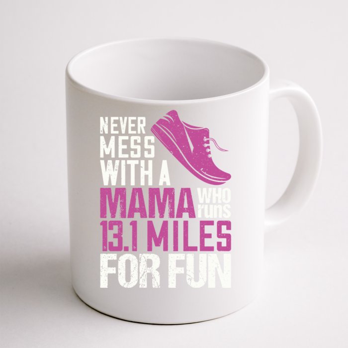 Funny 13 1 Half Marathon Running Training Runner Mom Gift Front & Back Coffee Mug