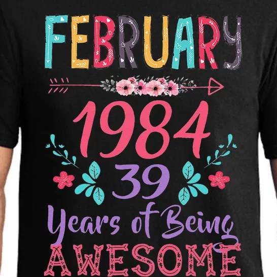 February 1984 39th Birthday Gift 39 Years Old Pajama Set