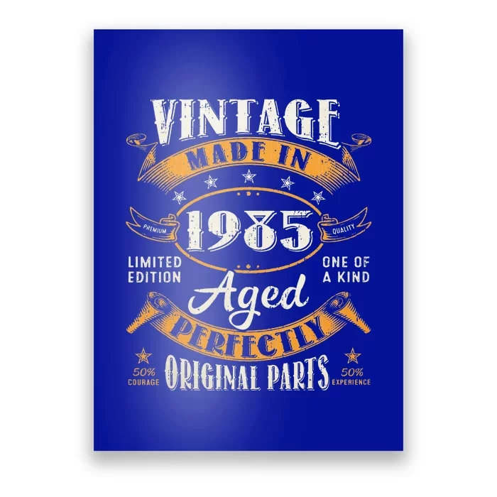 Funny 1985 38 Birthday Poster