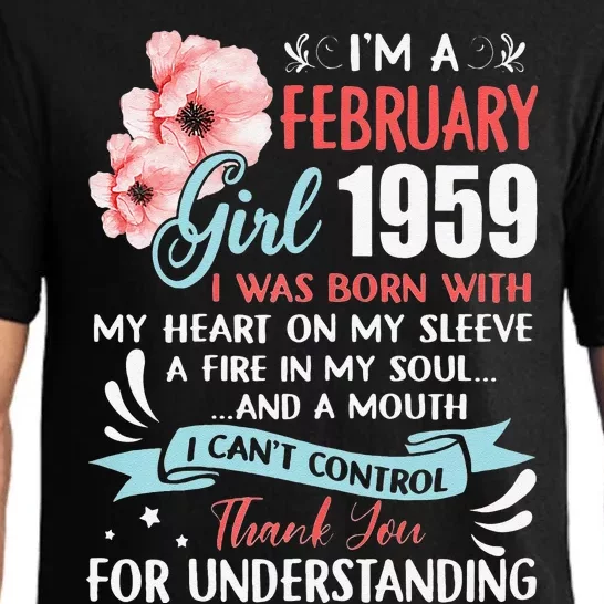 February 1959 64th Birthday Gift 64 Years Old Pajama Set