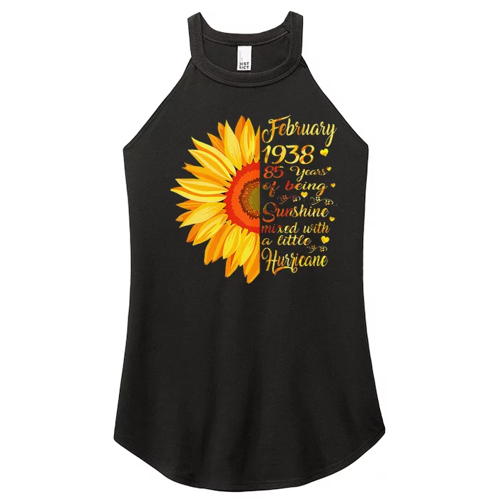 February 1938 85th Birthday Gift 85 Years Old Women’s Perfect Tri Rocker Tank