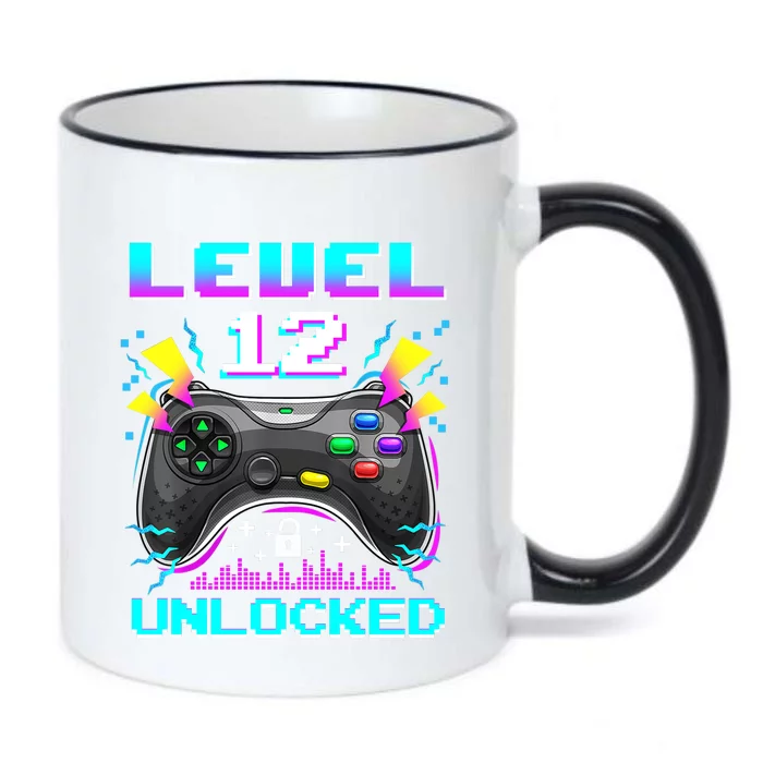 Funny 12th Birthday Video Game Gift Birthday Gaming Black Color Changing Mug