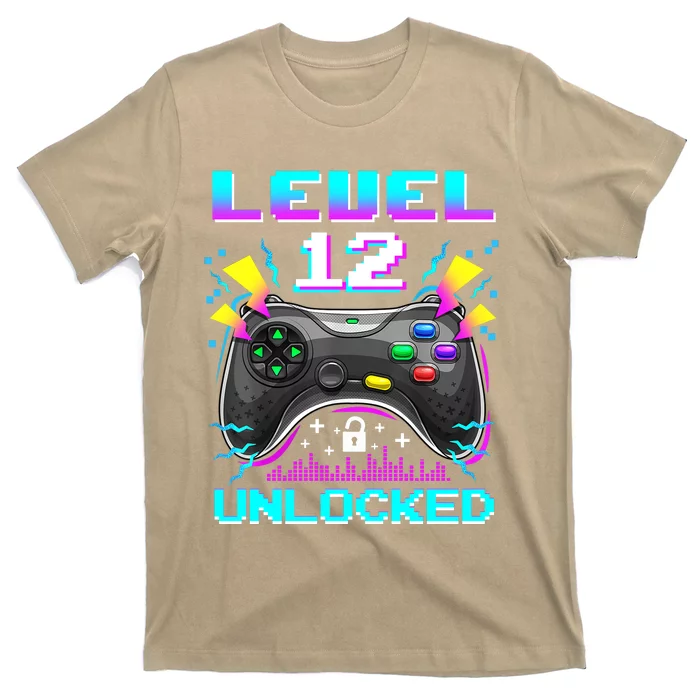 Funny 12th Birthday Video Game Gift Birthday Gaming T-Shirt