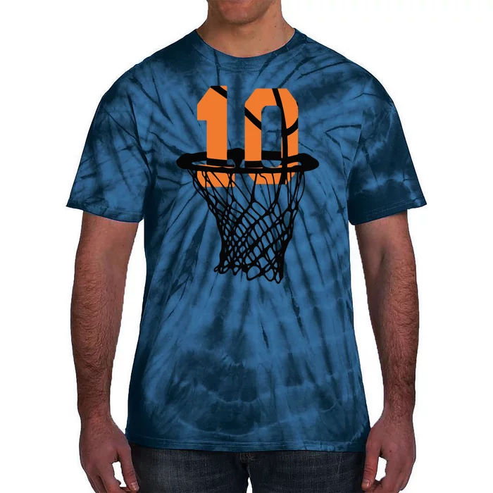 Funny 10th Birthday Basketball, 10th Birthday, Basketball , Basketball Player 1 Tie-Dye T-Shirt