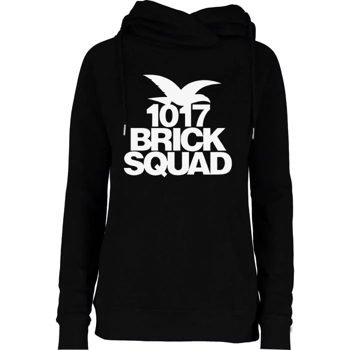 Funny 1017 Brick Squad Womens Funnel Neck Pullover Hood