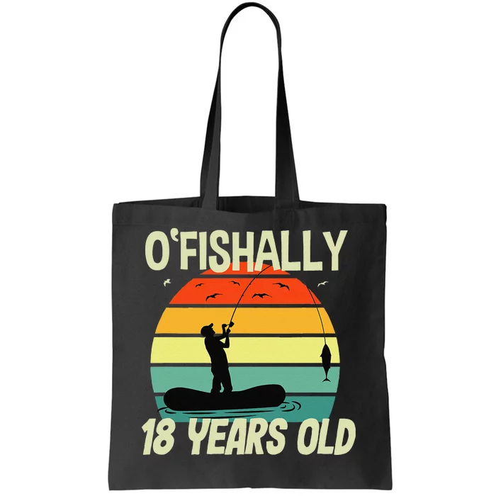 Fishing 18th Birthday Gift For Fishermen Tote Bag